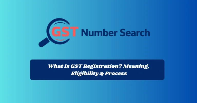 What Is GST Registration